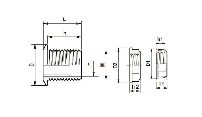Kit niplu cu piulita 11/2 pentru rezervor apa fara garnitura Stockkit stut butoi Valrom [3]