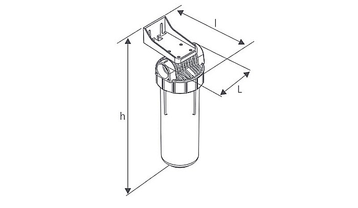 Filtru anticalcar cu polifosfati 10 racord 1 Aquapur Valhoh Valrom [2]