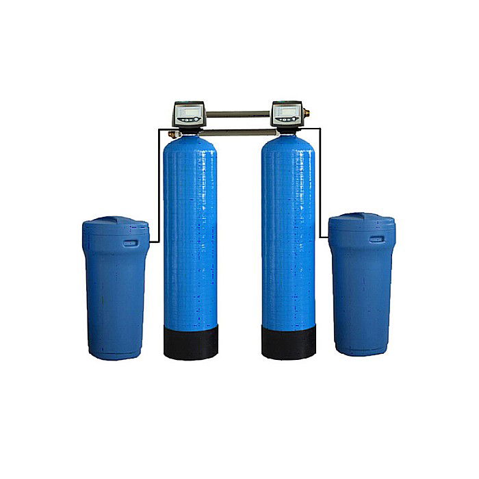 Statie dedurizare apa Soft 100 Twin vana Performa Q=4,0 MC/H cu by-bass AQUA09170100040 Aquapur Valhoh Valrom [3]