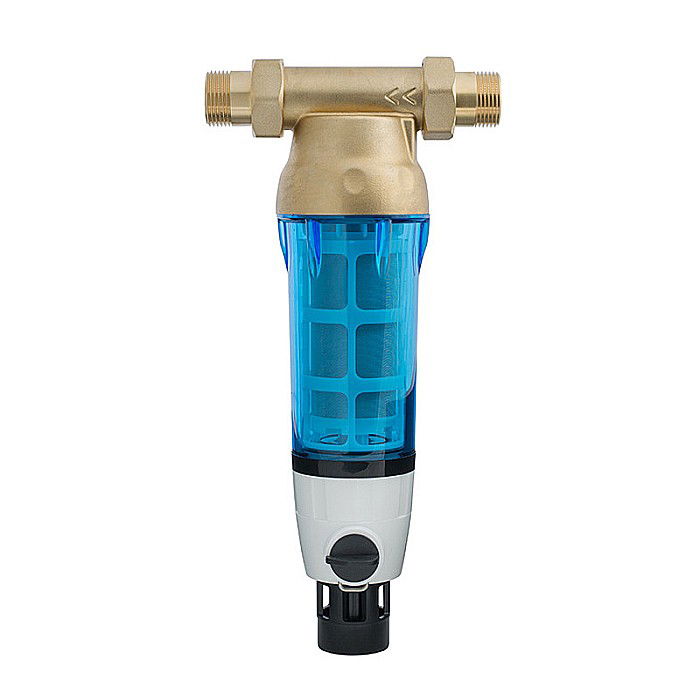 Filtru apa cu purjare 1 FE 8M3/H hol cartus inox 90 Aquapur Valhoh Valrom 87210008040 [1]