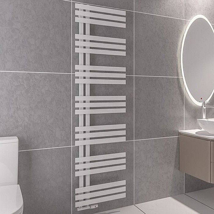 RADIATOR DECORATIV DE BAIE HEKO ELCHE 1800X500 ALB TEXTURAT [1]