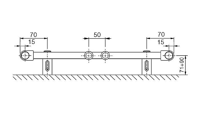 RADIATOR DE BAIE KORALUX LINEAR CLASSIC 1500X600 [3]