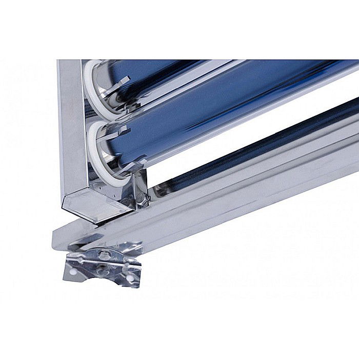 PANOU SOLAR NEPRESURIZAT INSTALSOL 15 TUBURI VIDATE CU BOILER 150 L, SUPORT FIXARE SI REZERVOR FLOTOR [5]