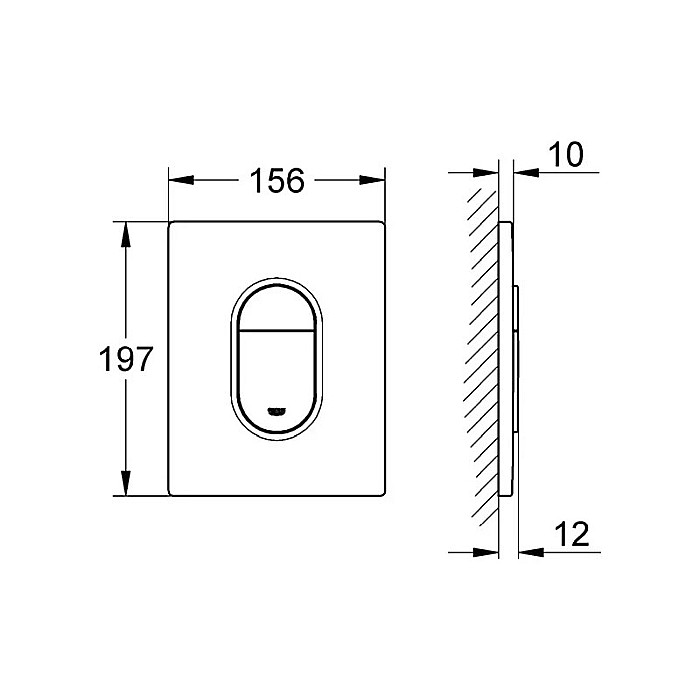 CLAPETA ACTIONARE GROHE ARENA COSMOPOLITAN CROM LUCIOS 38844000 [2]