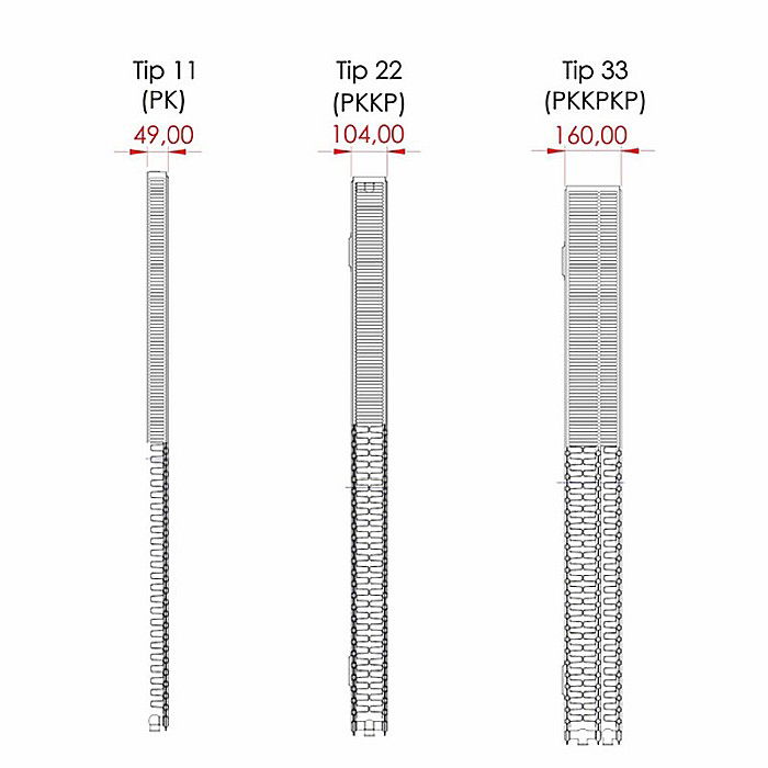 RADIATOR OTEL RADOX 33 600 700 ACCESORII INCLUSE [4]