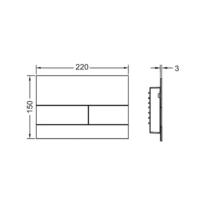 CLAPETA DE ACTIONARE ANTIAMPRENTA TECE SQUARE II 9240830 [2]