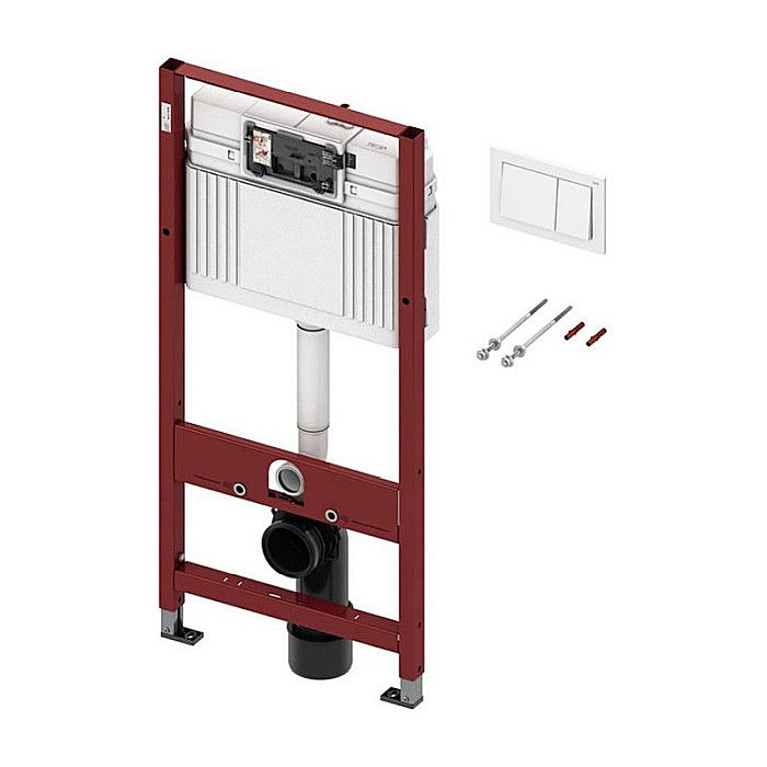 PACHET VAS WC TECEONE REZERVOR INGROPAT CLAPETA ALBA TECENOW SET MONTAJ ROBINETI SI CAPAC SOFT CLOSE TECEONE 9400413TC1 [2]