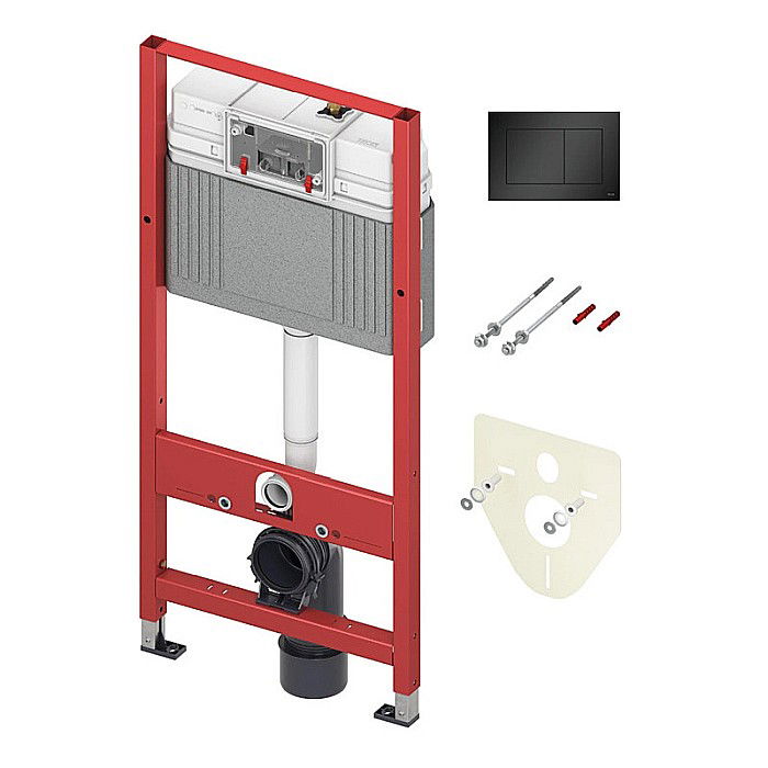 PACHET REZERVOR INCASTRAT TECEBASE SISTEM FIXARE SI CLAPETA TECENOW NEGRU MAT 9400414 [1]