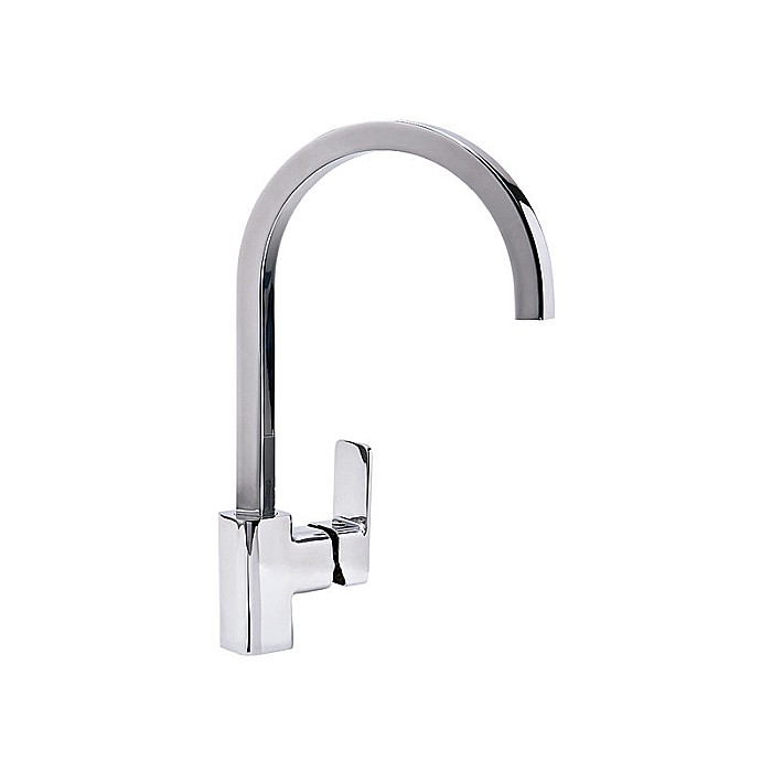 BATERIE BUCATARIE PIPA CURBATA CROM LOFT VALVEX 2454960 [1]