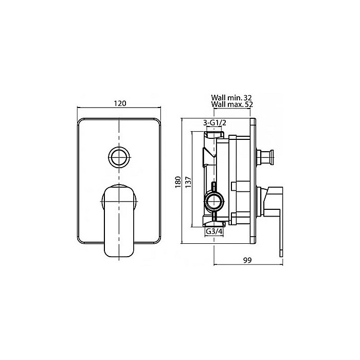 BATERIE CADA DUS INCASTRATA AURIU LOFT VALVEX 2455550 [2]
