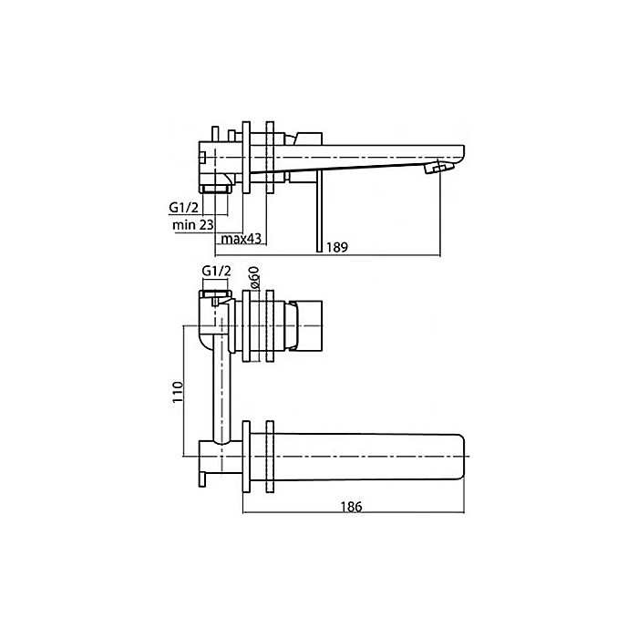 BATERIE LAVOAR INCASTRATA AURIU LOFT VALVEX 2455860 [2]