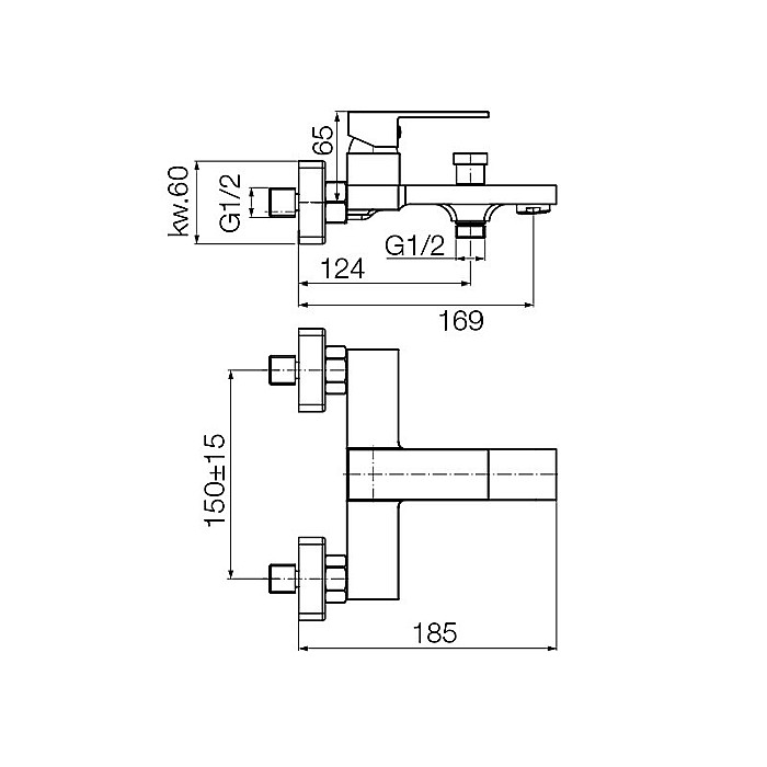 BATERIE CADA DUS NEGRU MAT ARS VALVEX 2420420 [2]