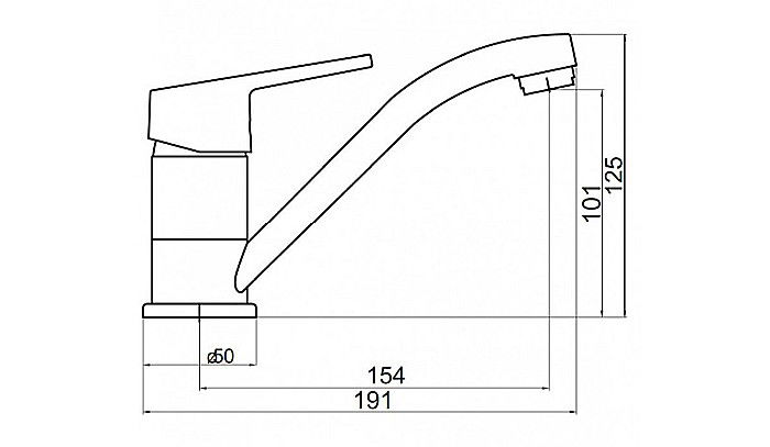 BATERIE LAVOAR FERRO 94496.0 STATIVA CU PIPA MOBILA 150MM IRIS NEW CROM [2]