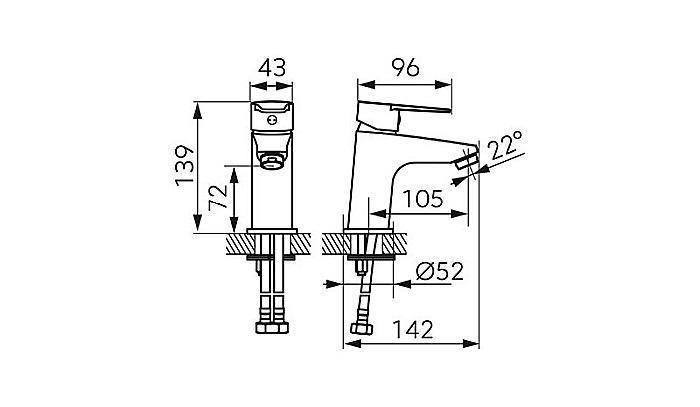 BATERIE LAVOAR FERRO RITTO BTR2 CROM [2]