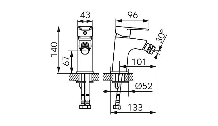BATERIE BIDEU FERRO RITTO BTR6 CROM [2]
