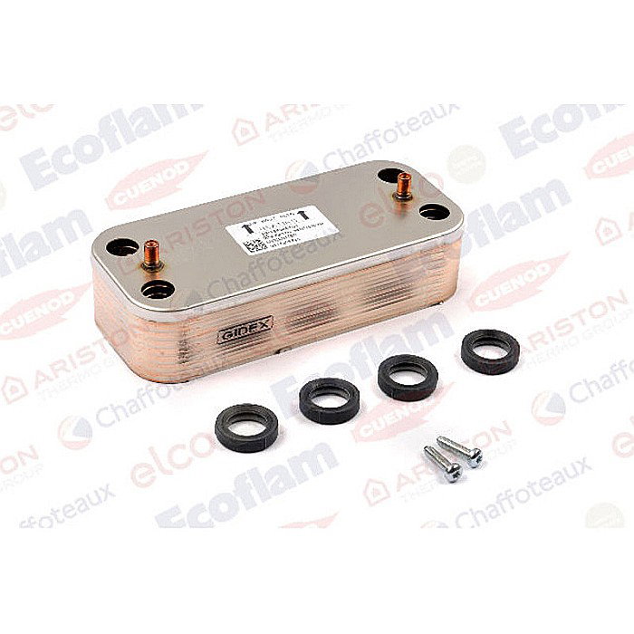 SCHIMBATOR DE CALDURA SECUNDAR IN PLACI CENTRALA TERMICA ARISTON ALTEAS ONE, CLAS B ONE, GENUS ONE ORIGINAL ARISTON 65116537 [2]