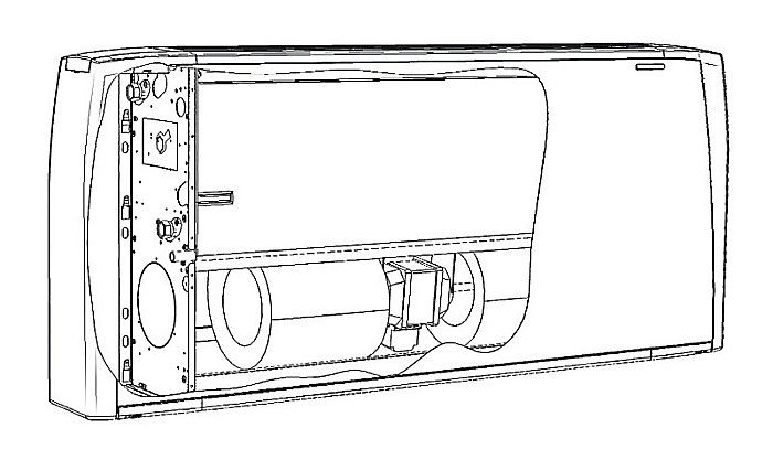 VENTILOCONVECTOR SABIANA CARISMA CRC CARCASAT MV CRC 54 [8]