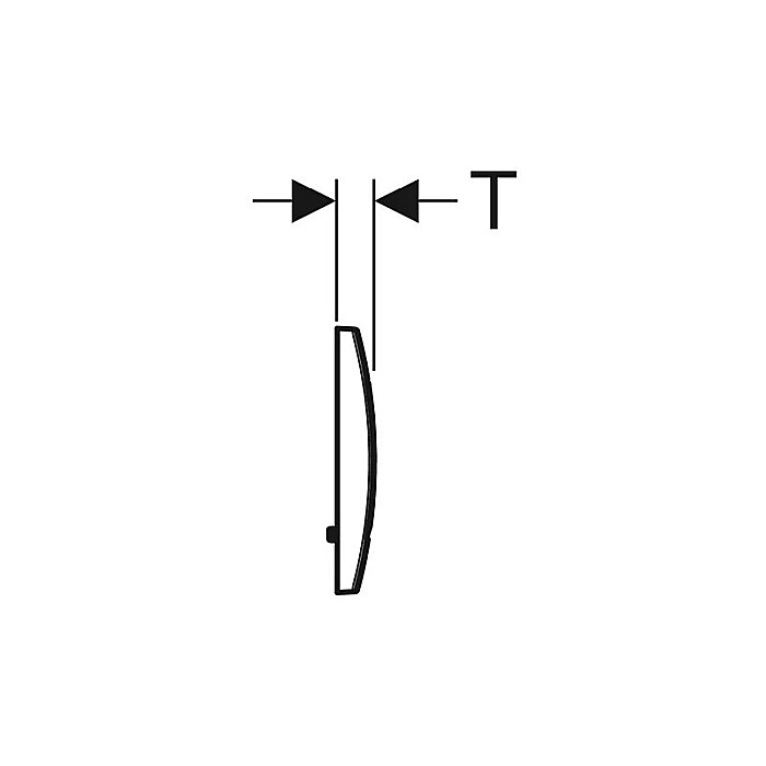 CLAPETA DE ACTIONARE GEBERIT CU DUBLA ACTIONARE DELTA50 CROM LUCIOS [3]