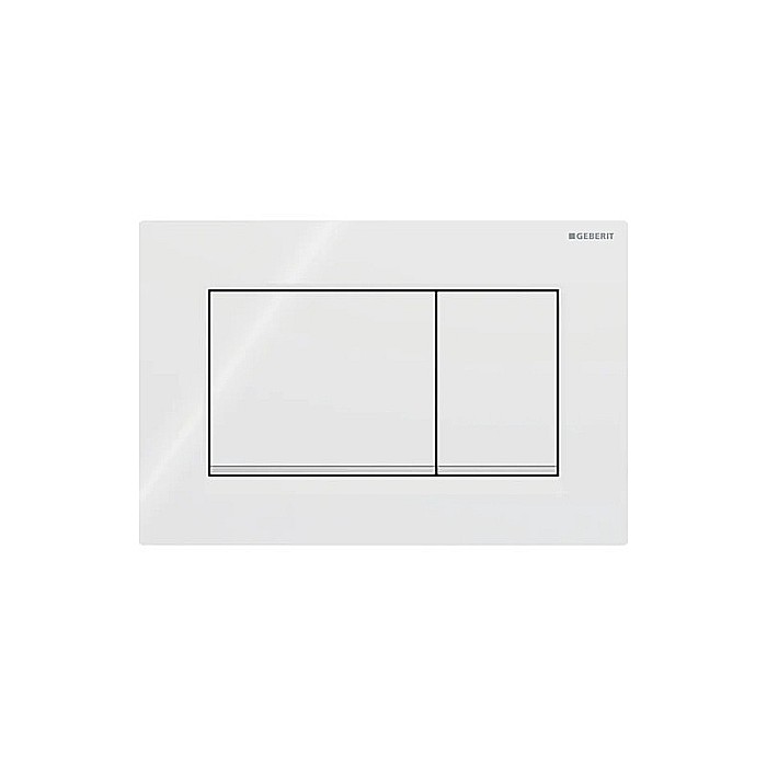 CLAPETA DE ACTIONARE GEBERIT CU DUBLA ACTIONARE SIGMA30 ALB/CROM LUCIOS [1]