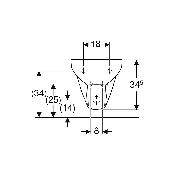 BIDEU SUSPENDAT GEBERIT SELNOVA SQUARE ALB [3]