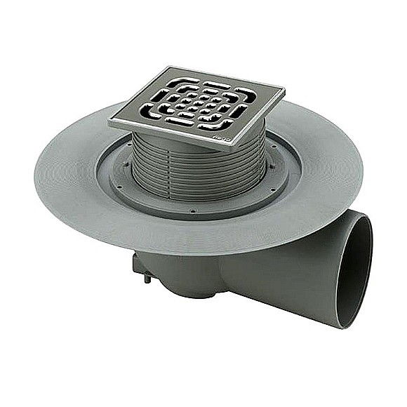 Sifon pardoseala vg557171 dn100 iesire orizontala pentru teava de 110 Viega [1]