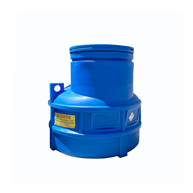 Cabina put camin vane D1100 H1080 cu capac si sistem de inchidere Springkit Valrom 33200110010 [2]