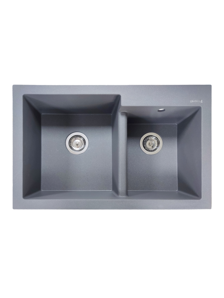 Chiuveta granit SanDonna Edyta Bej / Nisip, 790x510x215 mm - imagine oficiala 1 [1]