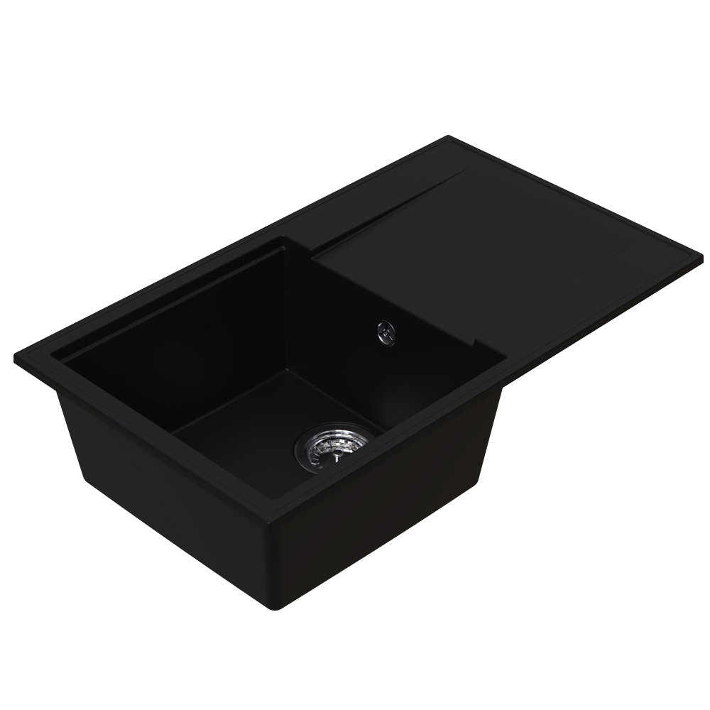 Scurgator pliabil din inox SanDonna Negru-Crom, 35.5x10.5 cm - imagine oficiala 1 [2]