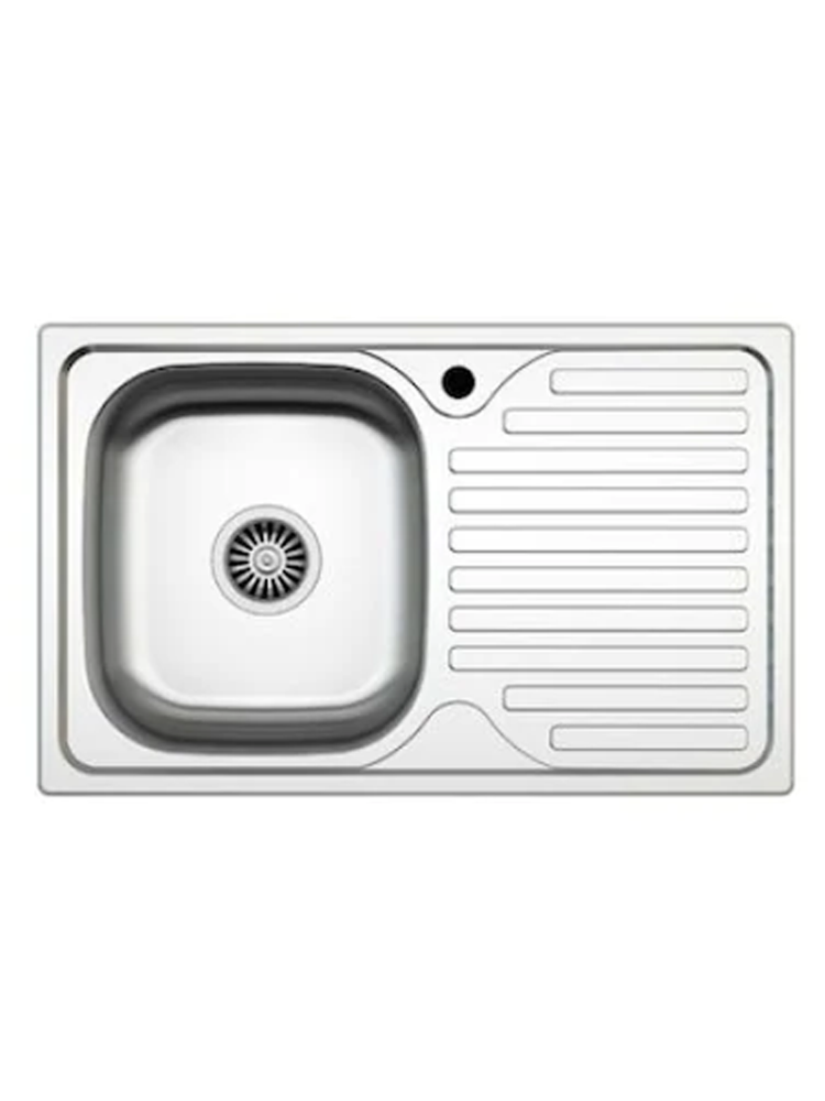 Chiuveta inox SanDonna PS7650 Stanga, 760x435 mm - imagine oficiala 1 [1]
