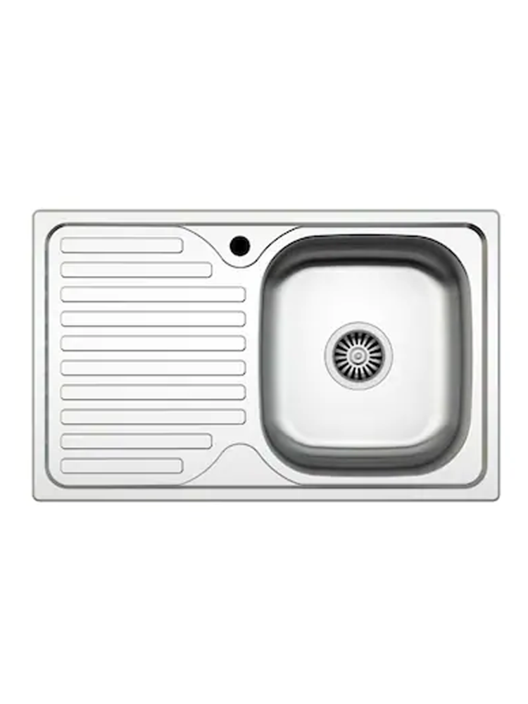 Chiuveta inox SanDonna PS7650 Stanga, 760x435 mm - imagine oficiala 1 [2]