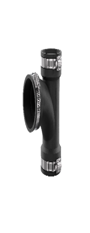 Gebo Ramificatie egală (90°) 40-50mm, 0,6 bar, EPDM/V2A [1]