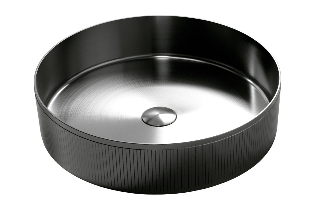 Lavoar handmade inox SanDonna HD400 Auriu, 400x400 mm, adancime 120 mm - imagine oficiala 1 [2]