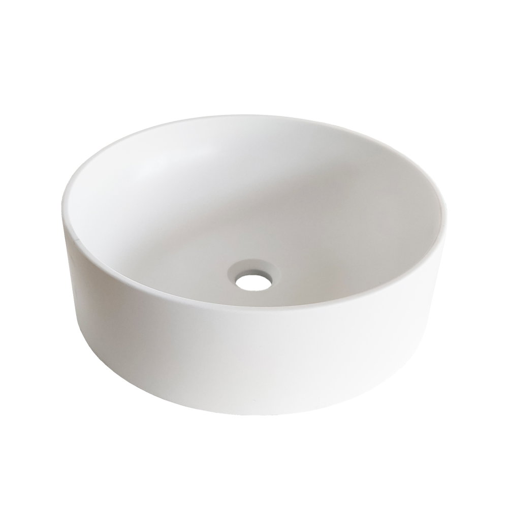 Lavoar SanDonna CIRCLE Alb, 440x440x135 mm - imagine oficiala 1 [1]