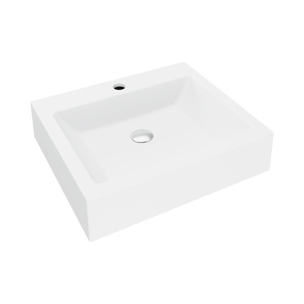 Lavoar SanDonna TIMO Alb, 500x430x120 mm - imagine oficiala 1 [1]