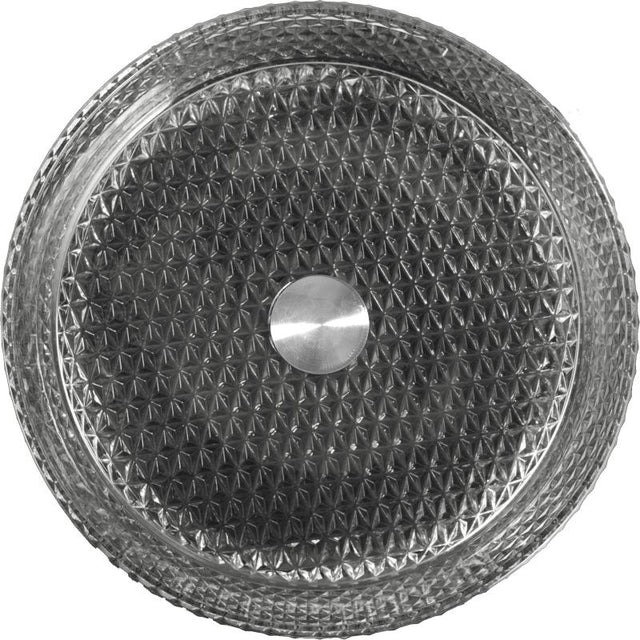 Lavoar sticla SanDonna Mira Grey GL01D-G Gri, 400x400x125 mm - imagine oficiala 1 [2]