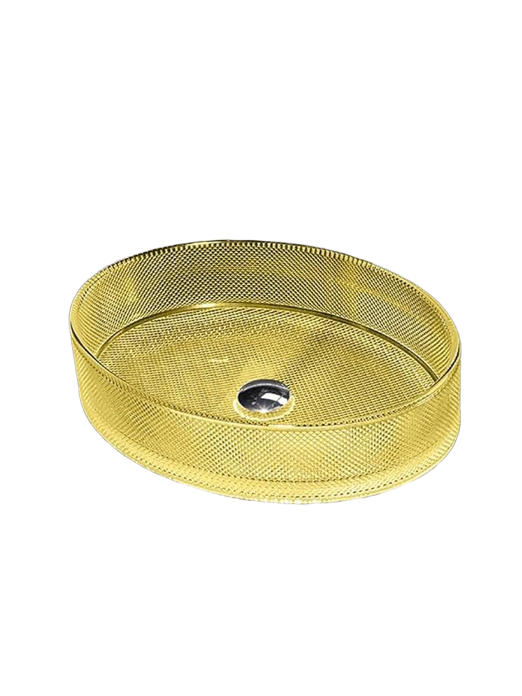 Lavoar sticla SanDonna Vela Auriu GL38-J Auriu, 500x375x120 mm - imagine oficiala 1 [1]