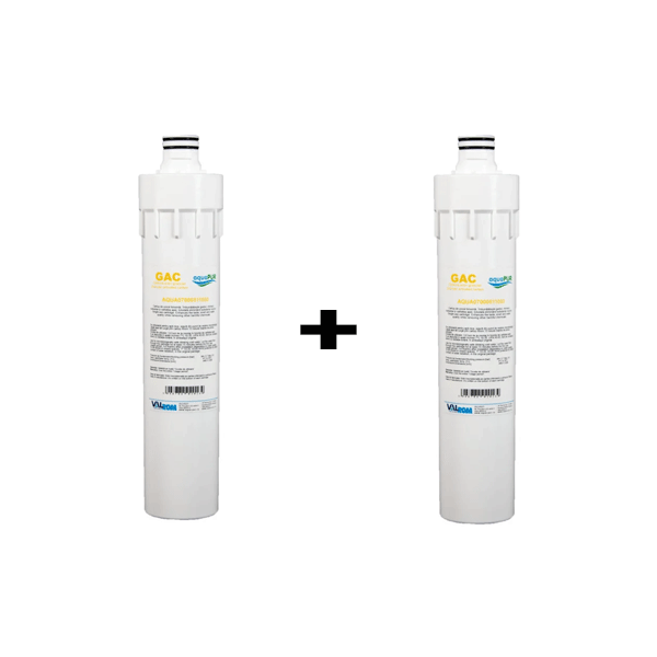 Pachet Cartus filtrant carbune activ granular GAC quick-change AQUA07000511000 Aquapur Valhoh Valrom [1]