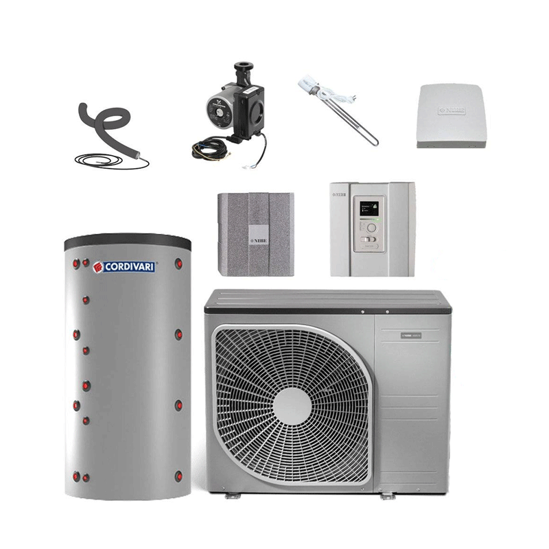 Pachet pompa de caldura aer apa SPLIT AMS 10-8 + HBS 05-12 [1]