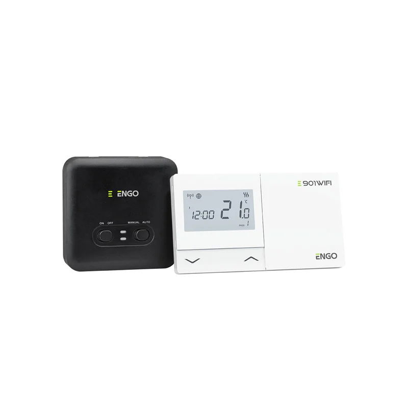 PACHET TERMOSTAT DE AMBIENT CU CONTROL PRIN INTERNET PENTRU 2 ZONE CU 2 POMPE DE CIRCULATIE ENGO E901-WIFI+ECB2-230 [3]
