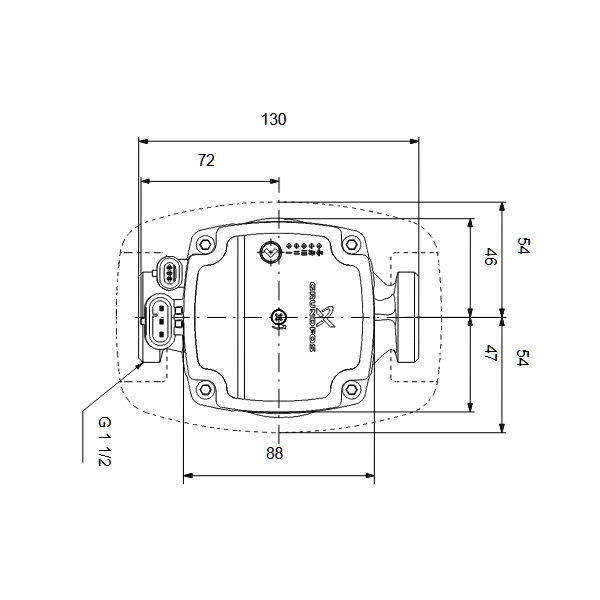 Pompa recirculare pentru incalzire in pardoseala GRUNDFOS ALPHA1 25-60-130 [3]