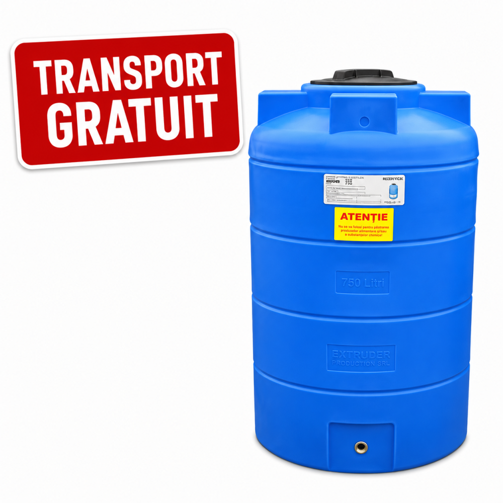 Rezervor apa 500l suprateran cilindric vertical Stockkit Valrom 49020105000 [1]