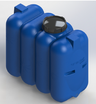 Rezervor apă 500L rectangular Valrom [1]