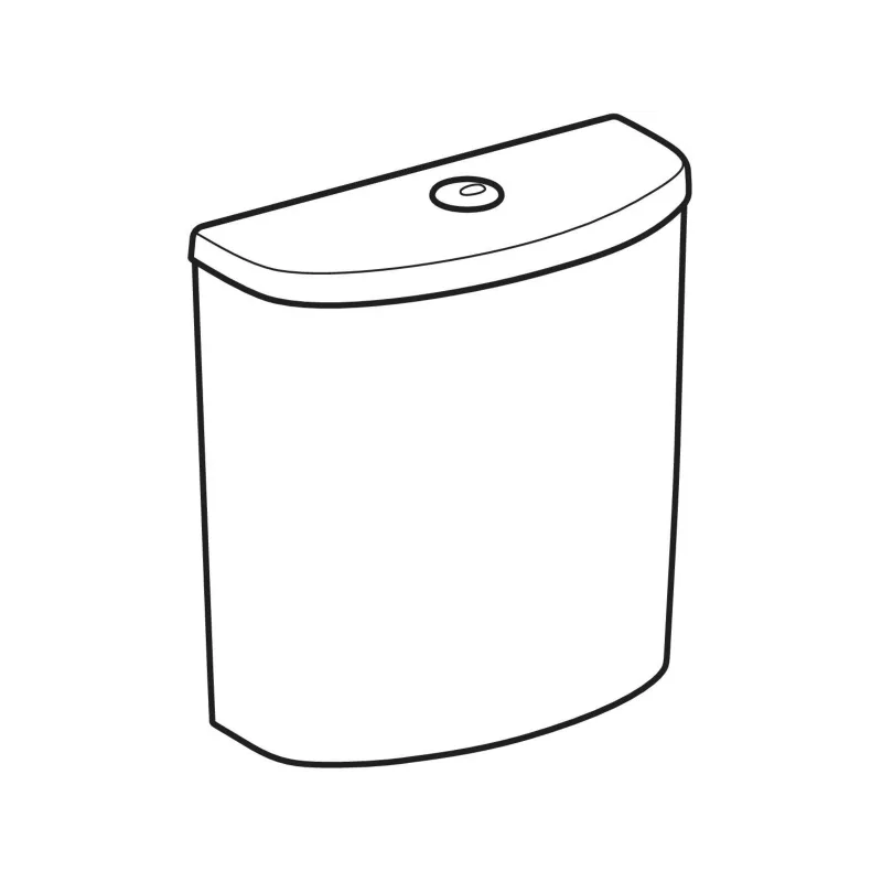 Rezervor aparent Geberit Selnova spălare cu două volume de apă 500.268.01.1 [2]