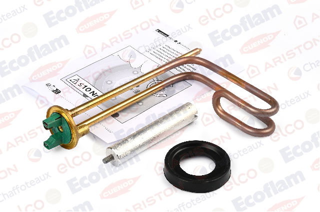 Rezistenta electrica boiler 1500W 220-240V cu anod si garnitura 6501198600 Original Ariston [1]