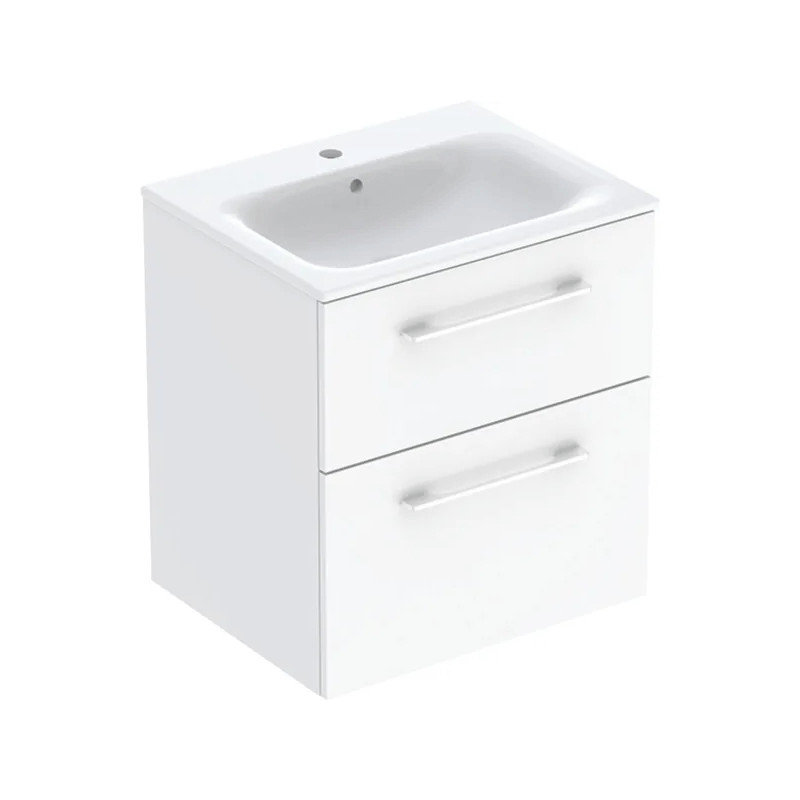 Set lavoar mobilier Geberit Selnova Square margine îngustă cu mobilier și două sertare 501.236.00.1 [1]
