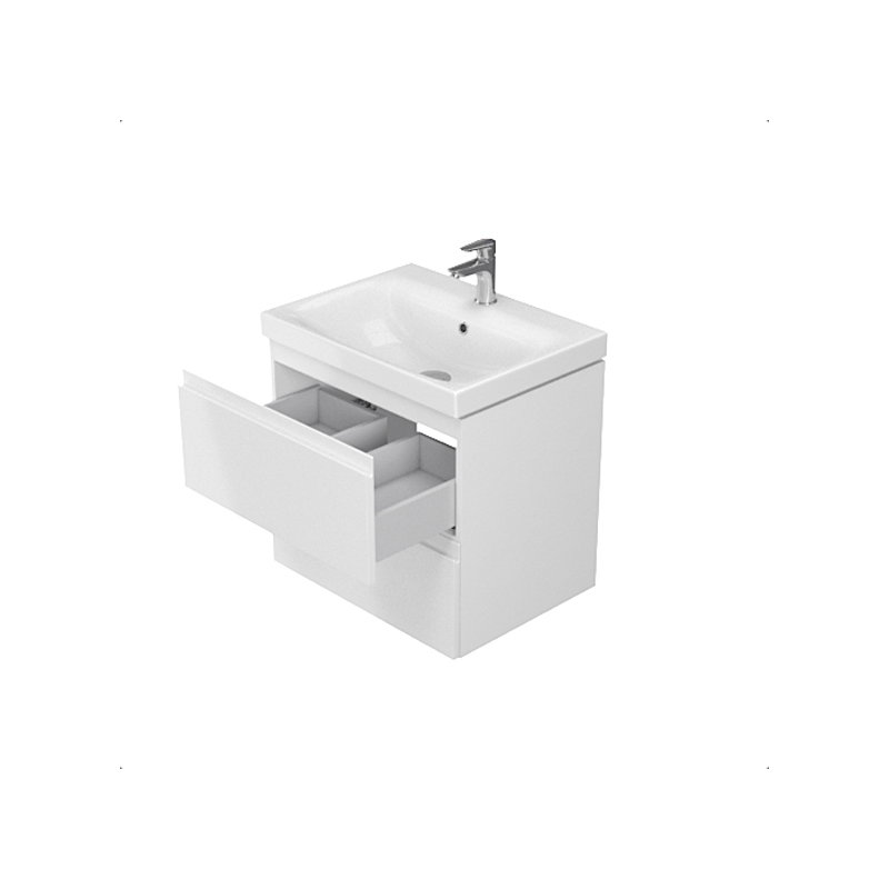 SET MOBILIER BAIE DULAP SI LAVOAR MODUO 60 ALB S801-223-DSM CERSANIT [2]