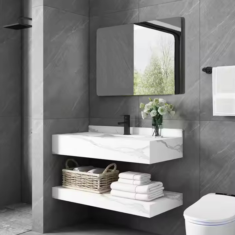 Set mobilier baie SanDonna LUMI A 60 cm Alb - imagine oficiala 1 [1]