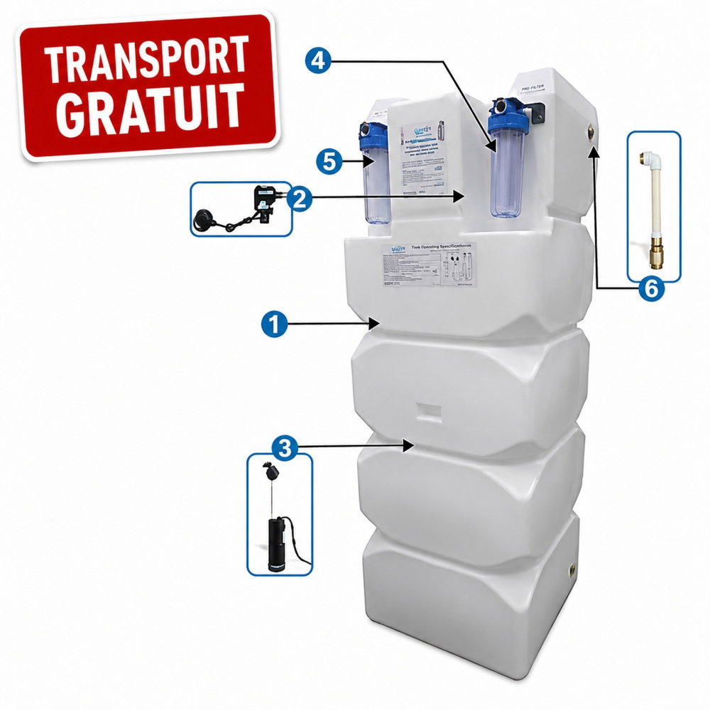 Sistem Rezervor apa Aquapur FSP 500 ioni de argint cu pompa si filtre Aquapur Valhoh Valrom [1]