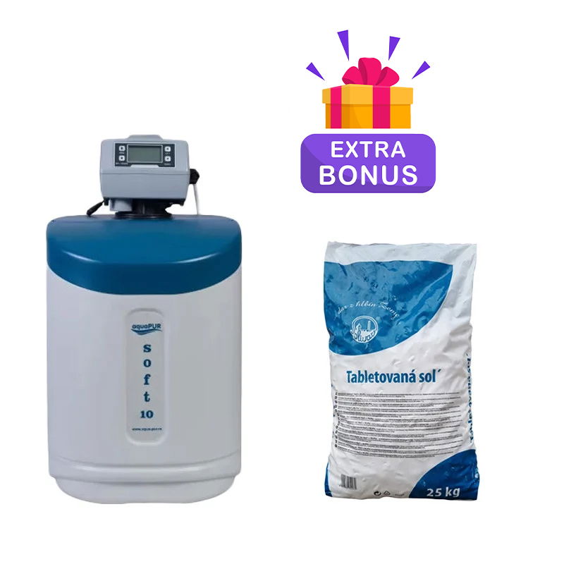 Statie dedurizare apa Soft 10 CAB Q=0,8 mc/h cu by-bass AQUA09110010008 Aquapur Valhoh Valrom [1]