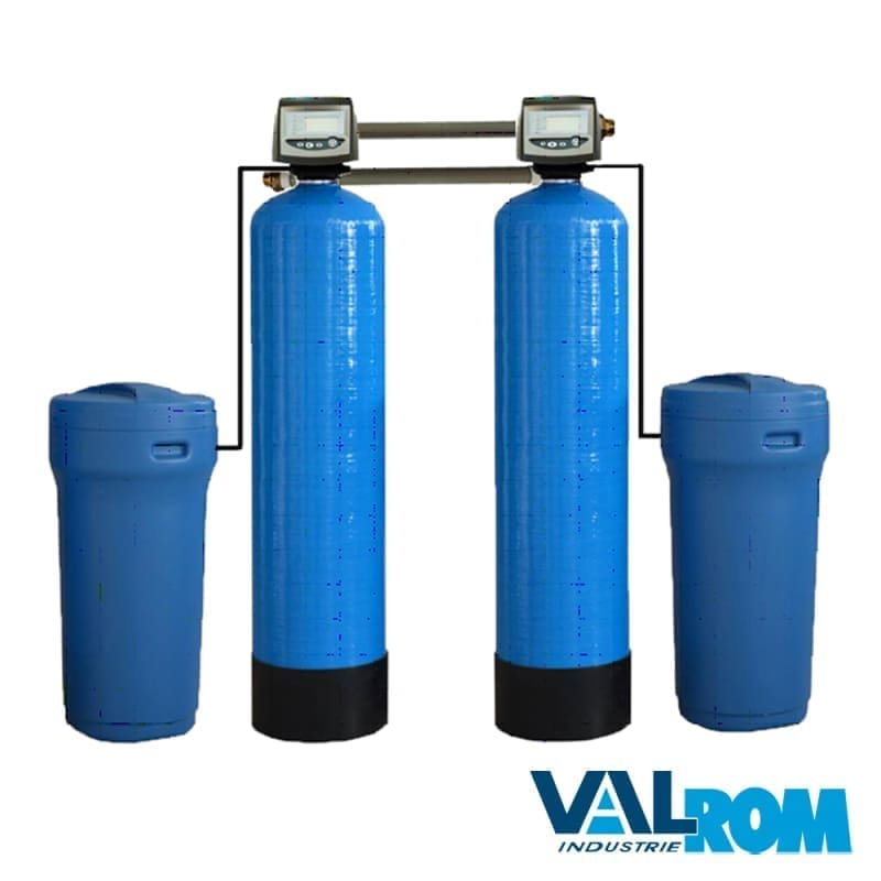 Statie dedurizare Valhoh soft 175 TWIN vana performa Q=5,8MC/H (cu by-pass), cod AQUA09170175058, imagine produs 1 [1]
